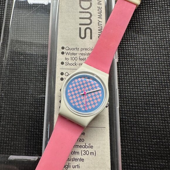 Swatch Watch Raspberry Shortcake LW113 Vintage 1987 - Picture 2 of 5